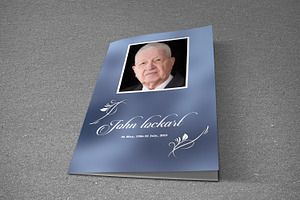 Funeral Program Template-V717