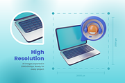 3D Contact Us Icons, a Characters & Person 3D Model by Flat Icons (Thumbnail 7 of 8)