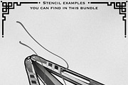 Special Lettering tattoo bundle, a Brush Add-On by ProcreateInk (Thumbnail 10 of 10)