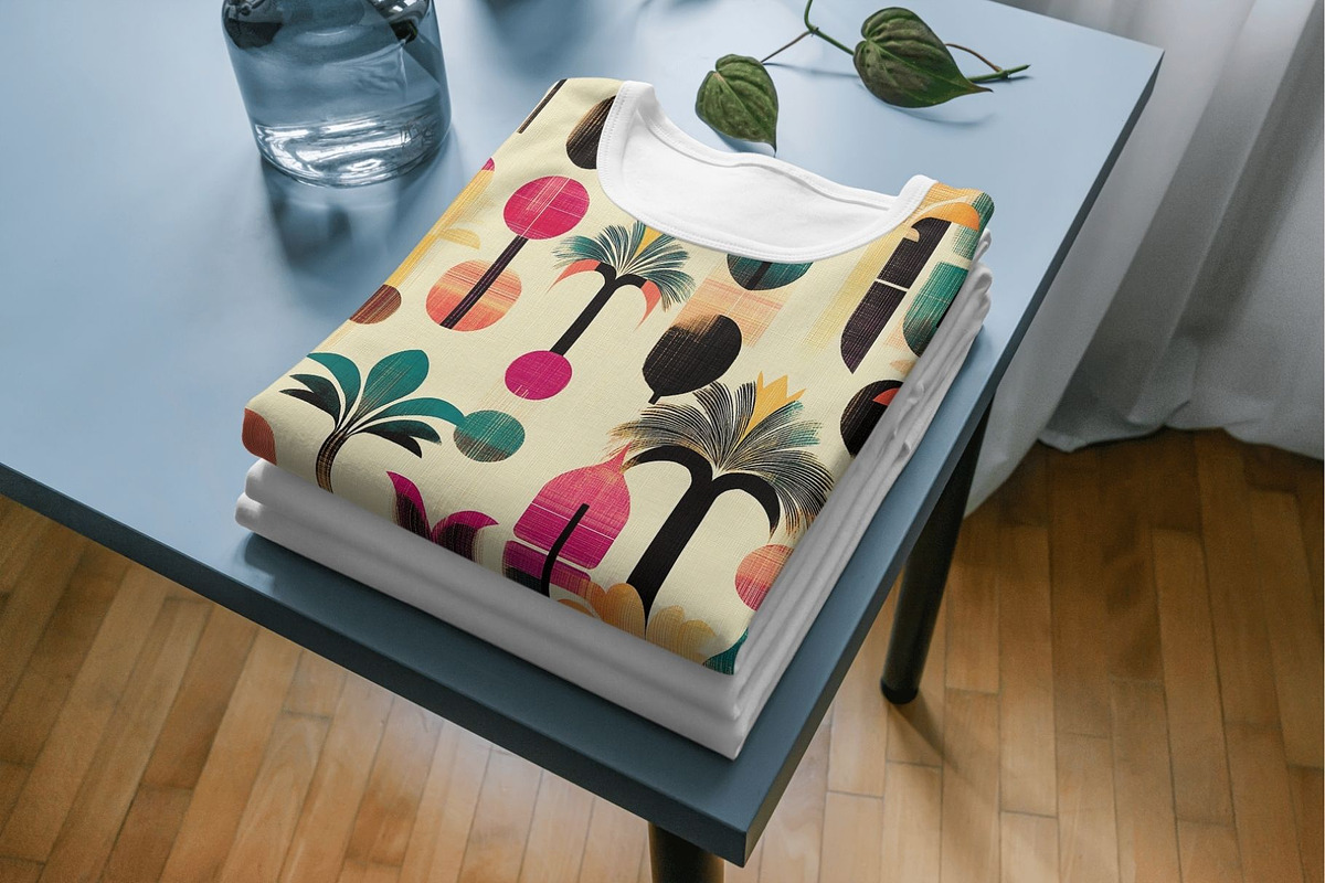 12 Sunset Deco Seamless Patterns, a Pattern Graphic by Inknfolly (Photo 4 of 7)