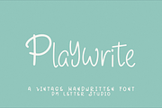 Playwrite, a Handwritten Font by Dm Studio (Thumbnail 1 of 9)
