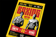 Old Vintage Boxing Flyer, a Card Template by megarez (Thumbnail 2 of 3)