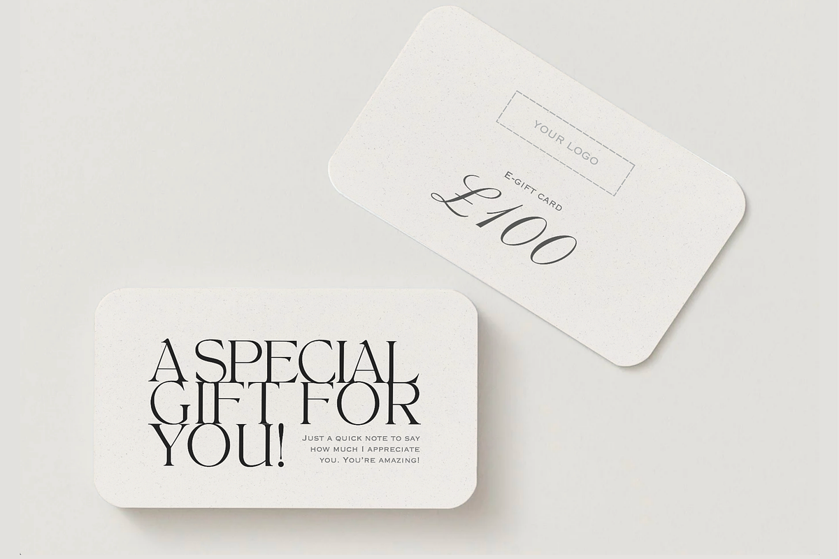 Editorial Gift Card Template Canva, a Marketing Template by LePosey Studio (Photo 2 of 7)