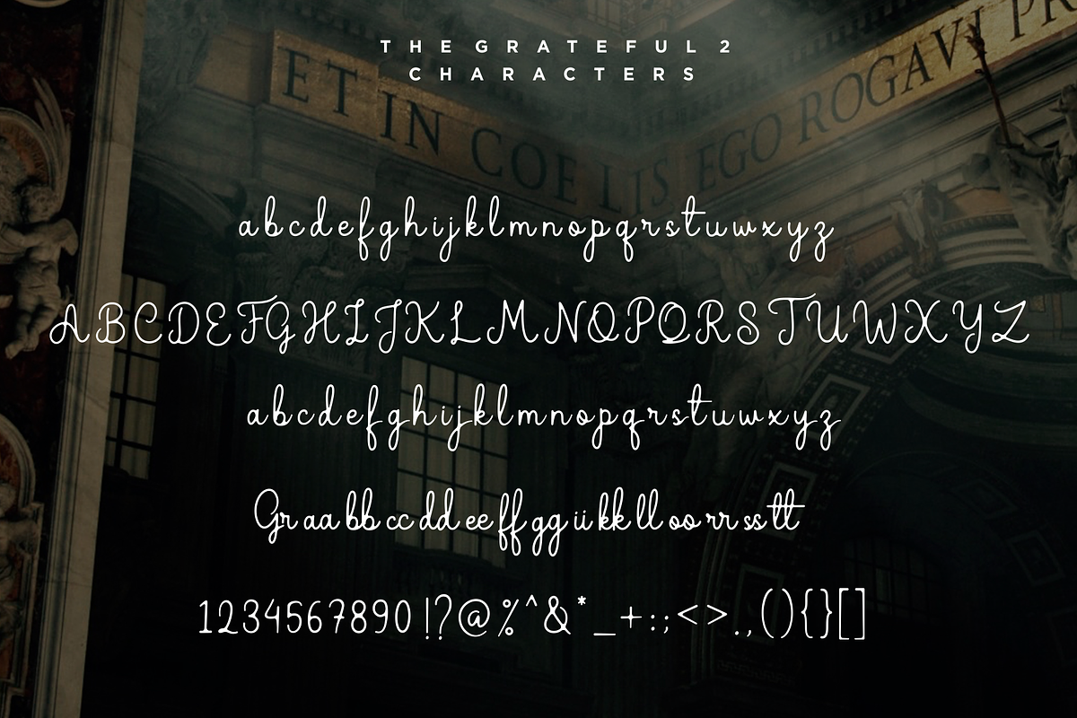 The Grateful Script, a Script Font by Sronstudio (Photo 13 of 15)