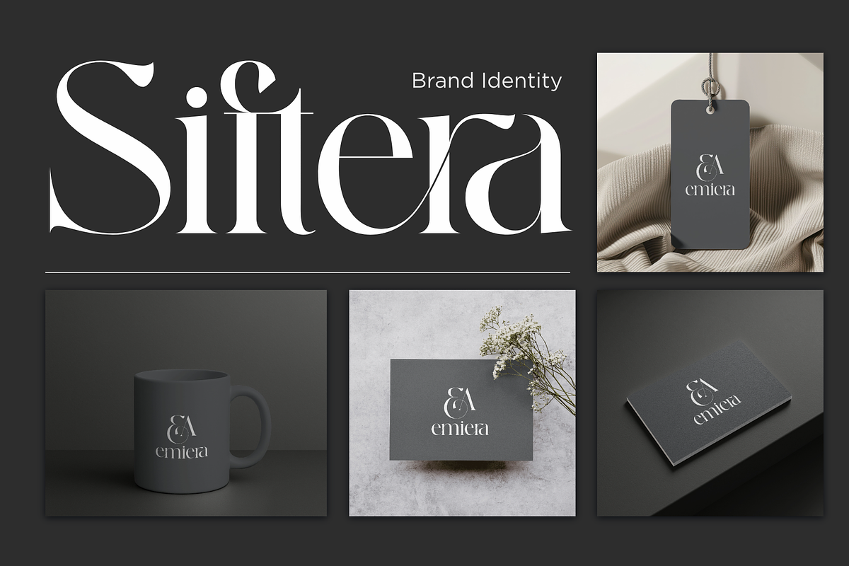 Siftera Modern Elegant Serif, a Serif Font by Alfinart (Photo 5 of 10)