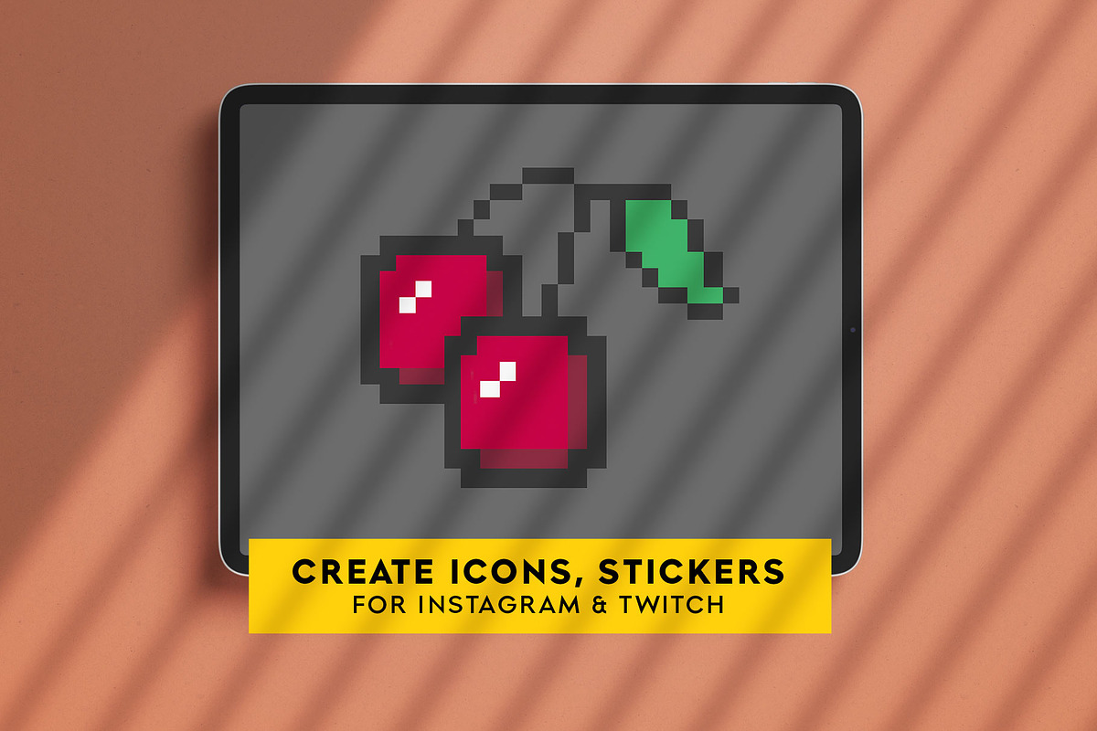 Pixel Art Brush Pack for Procreate, a Brush Add-On by Ghost Paper (Photo 5 of 6)
