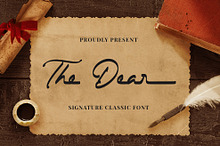 The Dear - Signature Classic Font