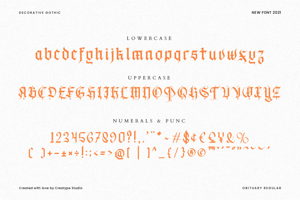 Obituary Decorative Advertisement, a Font by Creatype Studio (Photo 8 of 9)