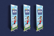 Run for Fun Roll Up Banner, a Print Template by Esensifiksi.studio (Thumbnail 2 of 2)
