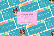 Business Card Template - 2 sides, a Business Card Template by SunshineStudioBoutique (Thumbnail 3 of 9)