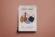 Modern pottery, ceramic vases set, a Decorative Illustration by Good Studio (Thumbnail 18 of 20)