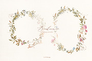 Bonheur Fall Florals Clip Art, an Illustration by whiteheartdesign (Thumbnail 12 of 18)
