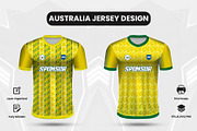 Australia Cricket Jersey Design, a Sport Illustration by samsulpassive (Thumbnail 2 of 3)