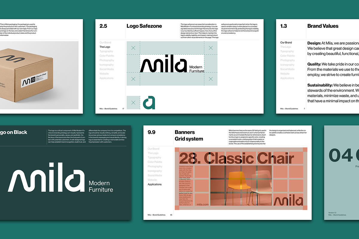 Complete | Brand Guidelines Template, a Presentation Template by Typefool's Shop (Photo 6 of 12)