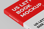 US Letter Book Mockup - 8 views, a Books & Magazine Mockup by Illusiongraphic (Thumbnail 18 of 22)