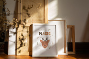 Animal Faces and Boho Rainbow Bundle, an Animal Illustration by DearLetters (Thumbnail 2 of 14)