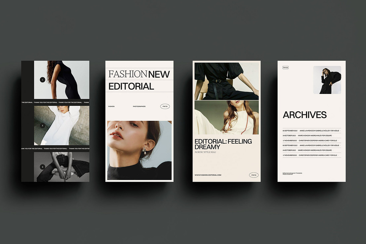 Editorial Social Media Template, a Social Media Template by Moscovita Studio (Photo 25 of 34)