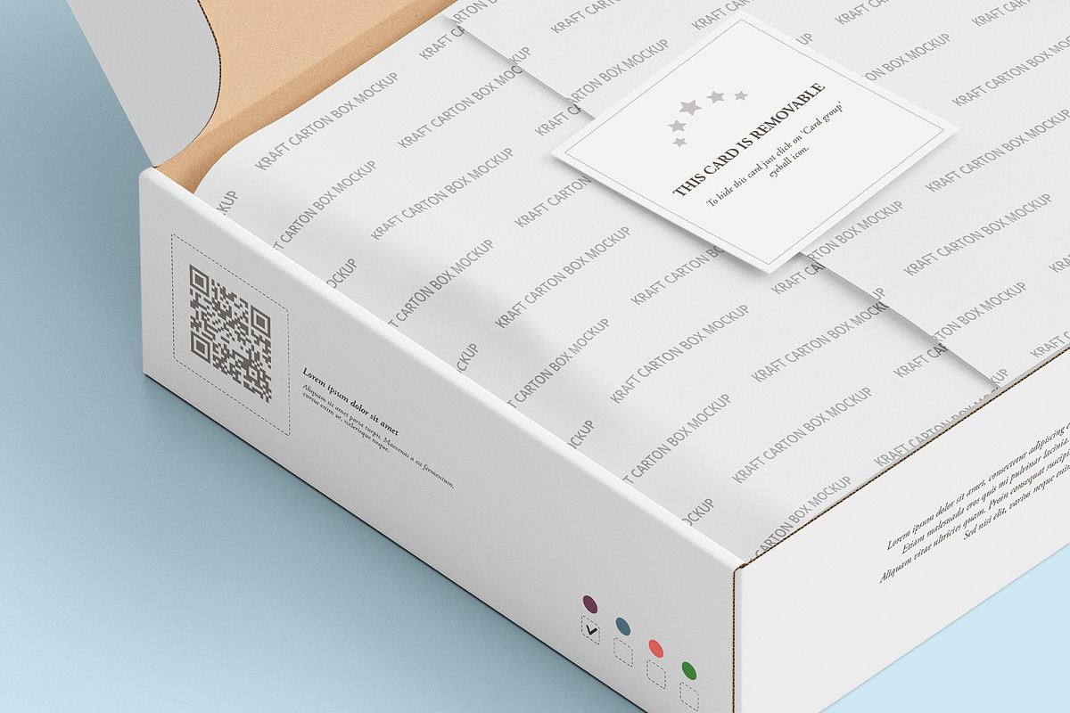 Shipping | Mailing Box Mock-up, a Cups & Container Mockup by WebAndCat (Photo 5 of 16)