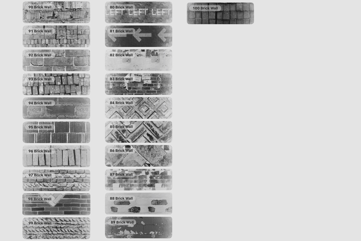 100 Brick Procreate Brushes, a Brush Add-On by TheWhiteCatLab (Photo 4 of 10)