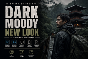 Dark Moody New Look Lightroom Preset, a Preset Add-On by AAA Presets