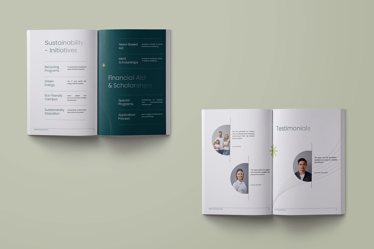 School Profile Template - Skoola, a Brochure Template by fakhroo (Photo 7 of 10)