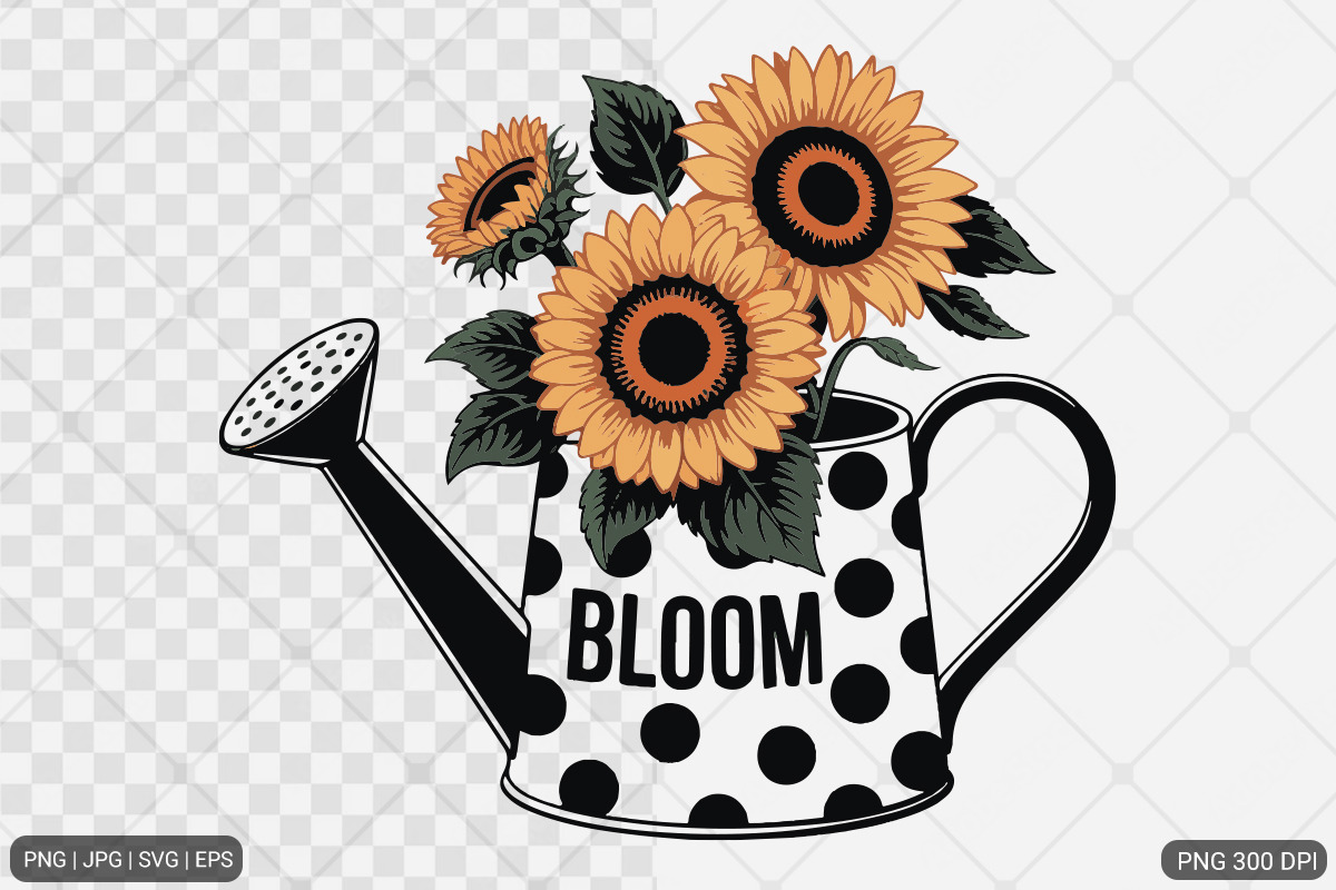Sunflower SVG PNG Design Bundle, an Illustration by Actual Pixel (Photo 30 of 30)