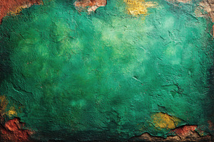 Grungy green textured wall background with cracked paint and age, a Nature Photo by José Manuel Gelpi