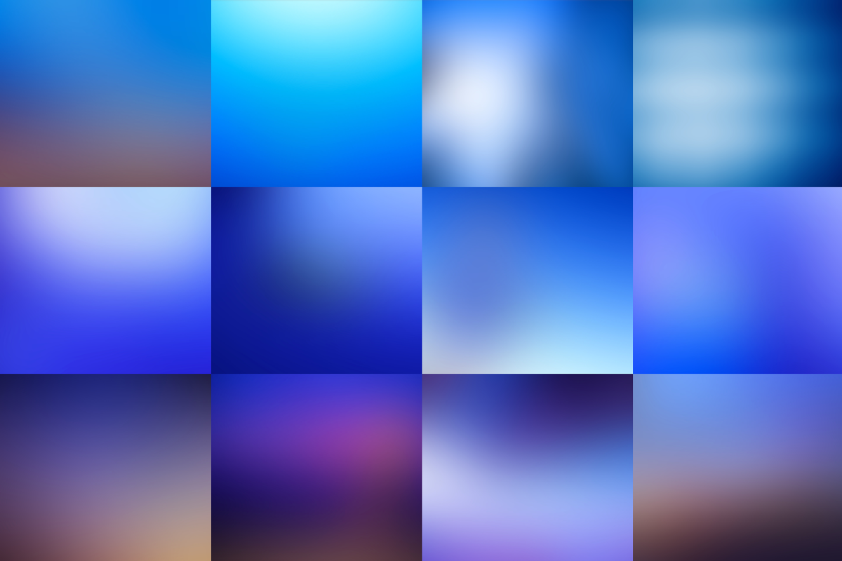 25 Blue Blurred Background preview 2