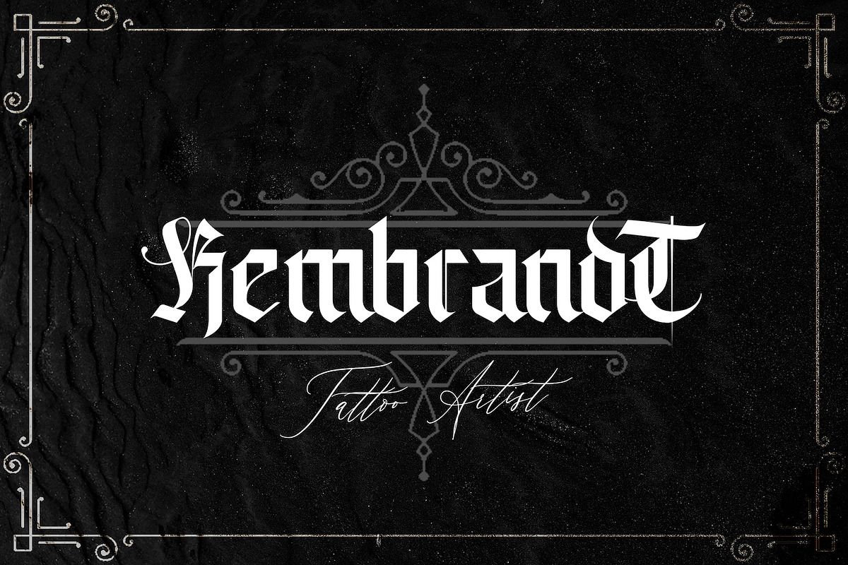 Livingstone - Blackletter Font, a Blackletter Font by StringLabs (Photo 8 of 11)