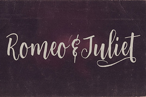 Romeo & Juliet Font Duo