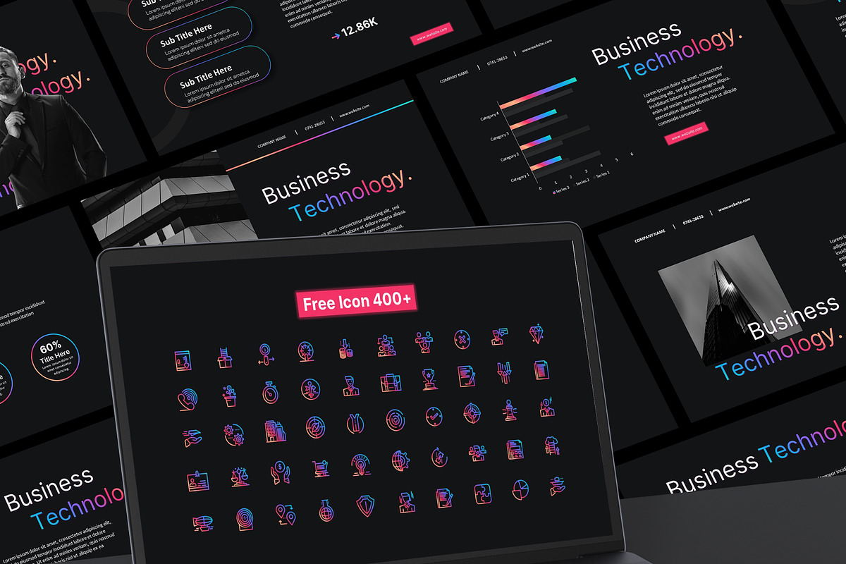 Minimal Modern PowerPoint Template, a Presentation Template by SKY CREATION