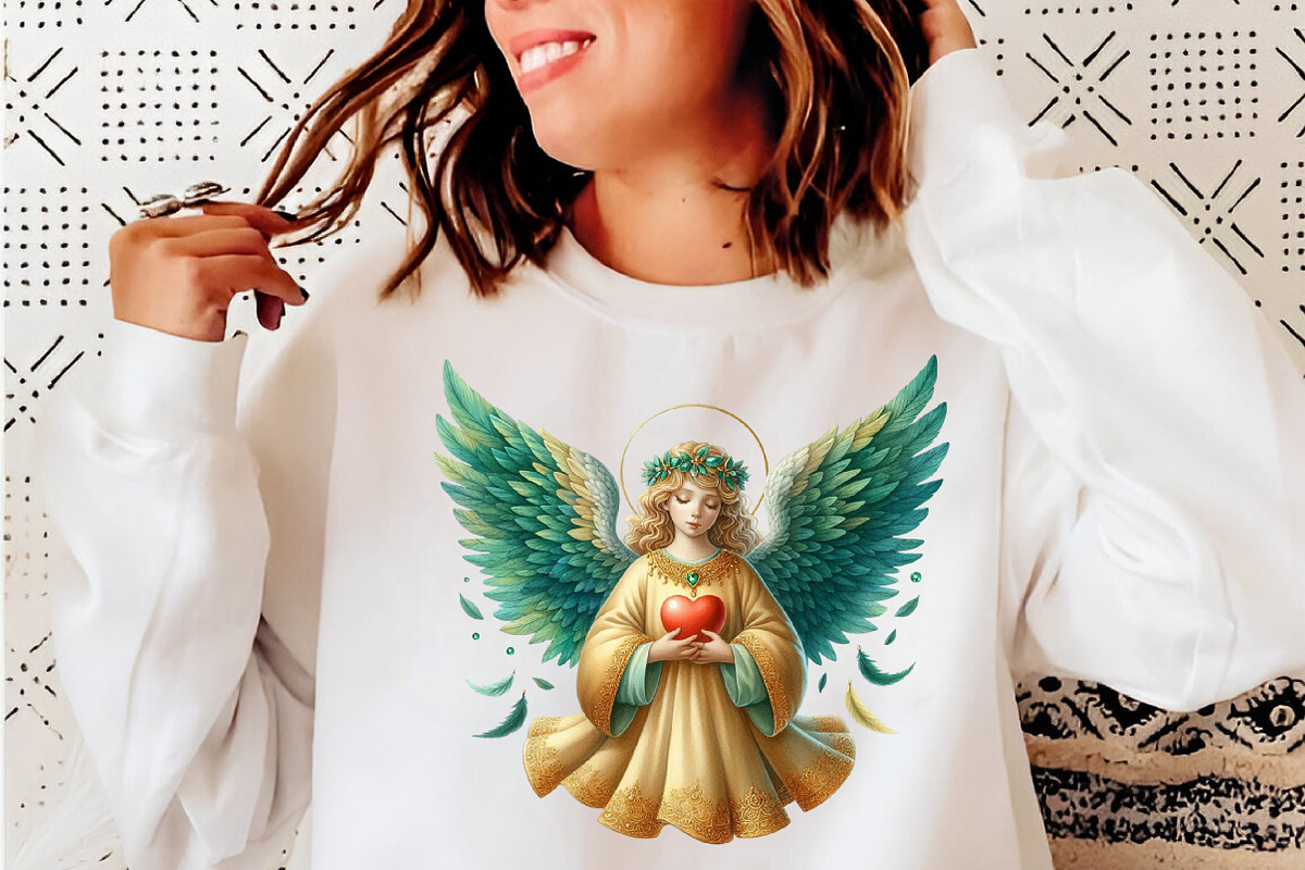 Christmas Angels Clipart Bundle, an Illustration by SinaCreation (Photo 4 of 7)