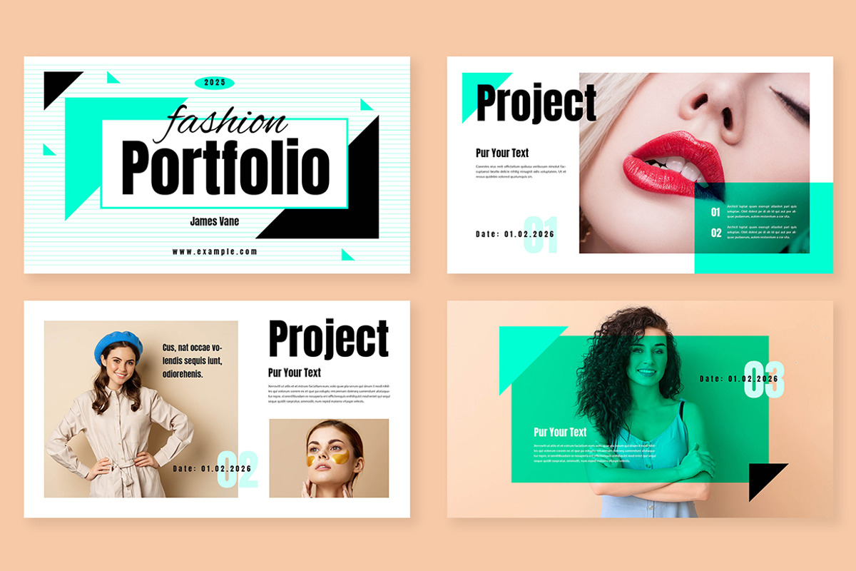 Fashion Portfolio Presentation, a Presentation Template by ContestDesign (Photo 2 of 5)