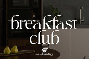 Breakfast Club - Duo Font