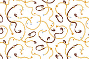 Gold, silver chains seamless pattern, a Pattern Graphic by Good Studio (Thumbnail 5 of 20)