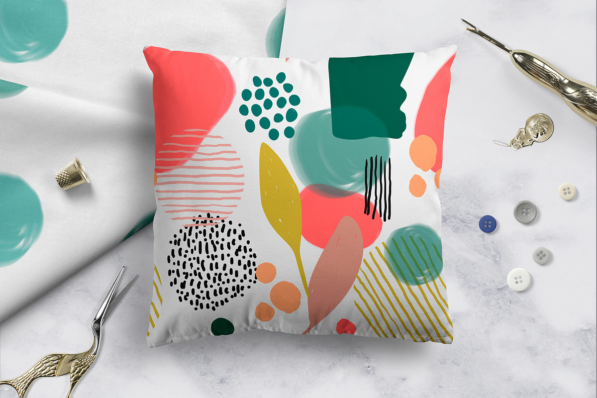 Set of seamless abstract patterns., a Pattern Graphic by DeMih (Photo 8 of 11)