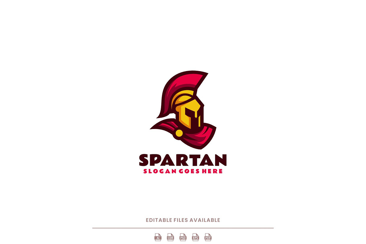 Spartan Mascot Logo Design, a Branding & Logo Template by Artnivora.Std