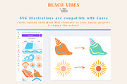 Beach Vibes Vector Seamless Patterns, a Pattern Graphic by Olya Haifisch (Thumbnail 7 of 9)