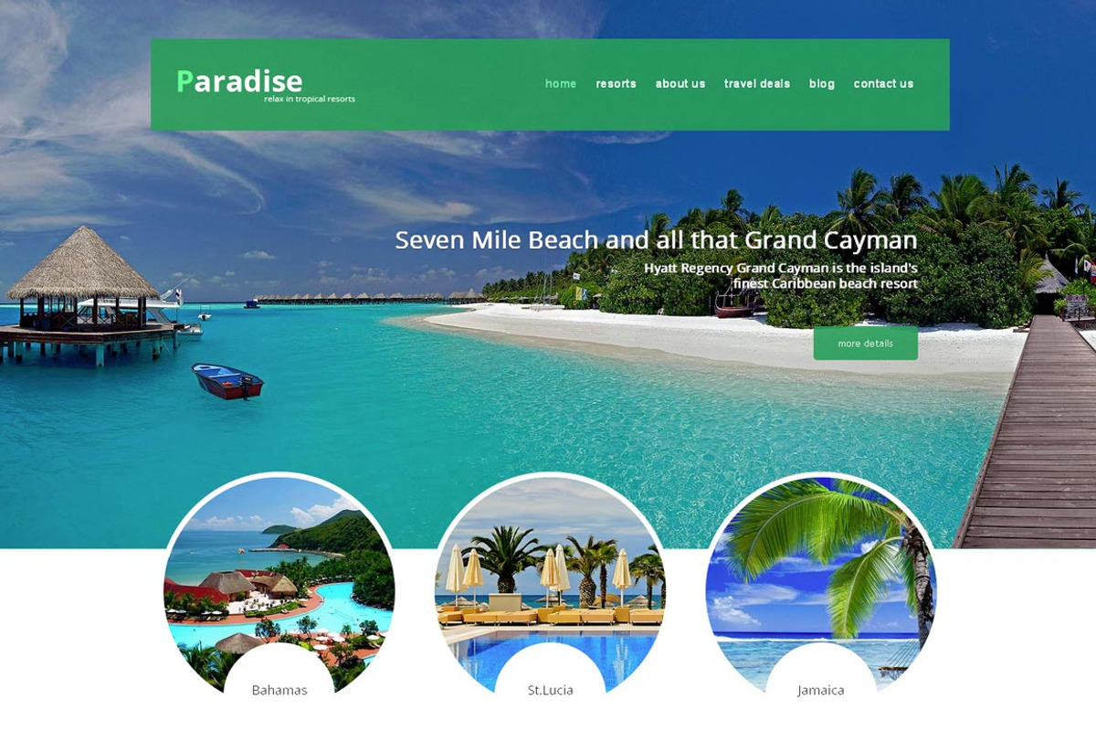 Paradise Travel Agency Joomla Theme, a Websites & App Template by ASDesigning