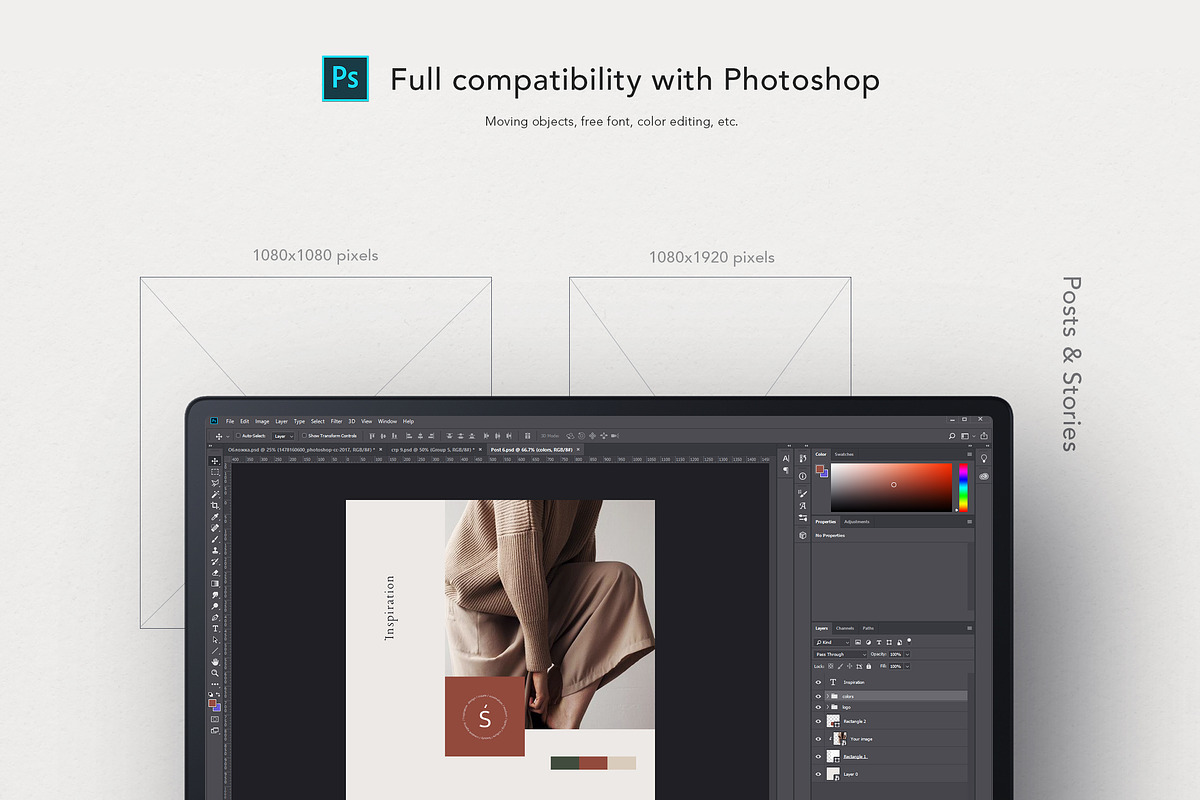 CANVA & PS / Waimea social media, a Social Media Template by Simple có (Photo 4 of 10)
