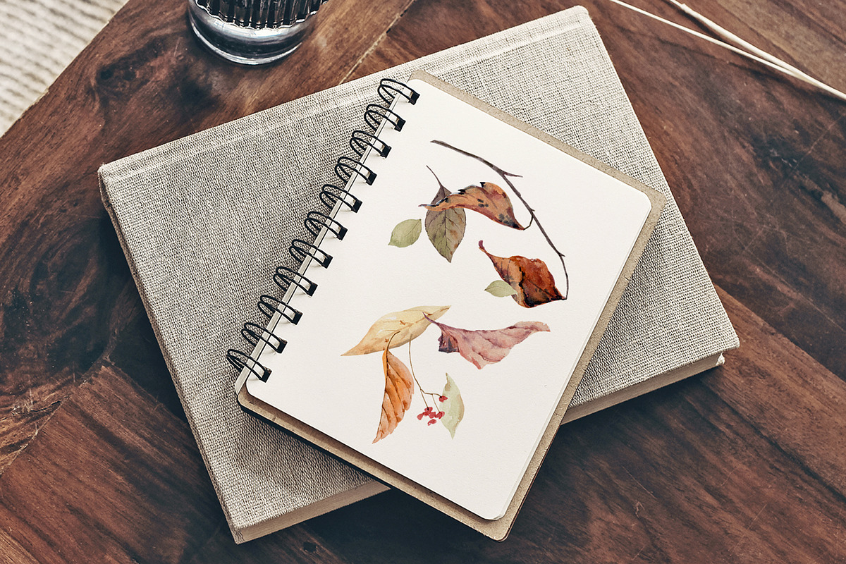 Autumn Time 2. Watercolor collection, a Decorative Illustration by Elena Medvedeva (Photo 13 of 14)