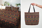 Traditional Indian Seamless Pattern, a Pattern Graphic by PPEthnicDecorPattern (Thumbnail 3 of 4)