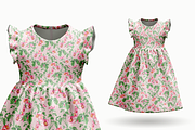 Kids dress mock-up., a Bottom Mockup by Irena Matiash shop (Thumbnail 6 of 7)