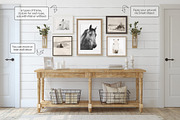 FARMHOUSE Wall&Frame Mockups, a Poster Template by MyHomeMockups (Thumbnail 5 of 11)