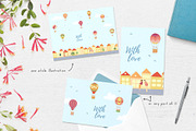 Balloon Day - creator & clipart, a Decorative Illustration by Pikovit (Thumbnail 7 of 9)
