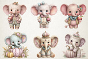 Cute Elephant PNG Clipart, an Animal Illustration by RobertsArt (Thumbnail 2 of 5)