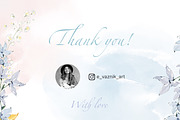 Wildflowers Watercolor bloom set, a Decorative Illustration by Edith’s World (Thumbnail 9 of 9)