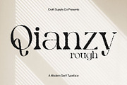 Qianzy Rough, a Serif Font by Craft Supply Co. (Thumbnail 1 of 8)