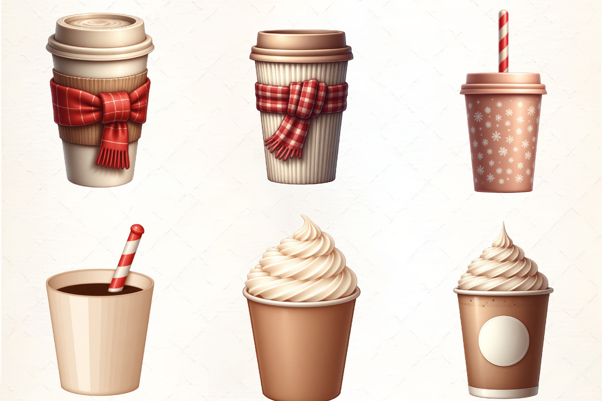 Jolly & Caffeinated Coffee Christmas, an Illustration by CrexoraLab (Photo 3 of 5)