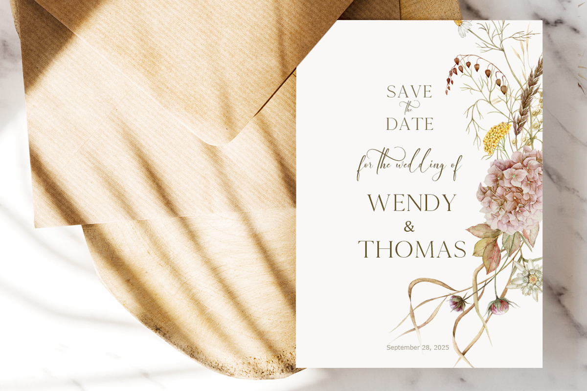 Wildflower fall watercolor clipart, a Decorative Illustration by ReachDreams (Photo 8 of 10)